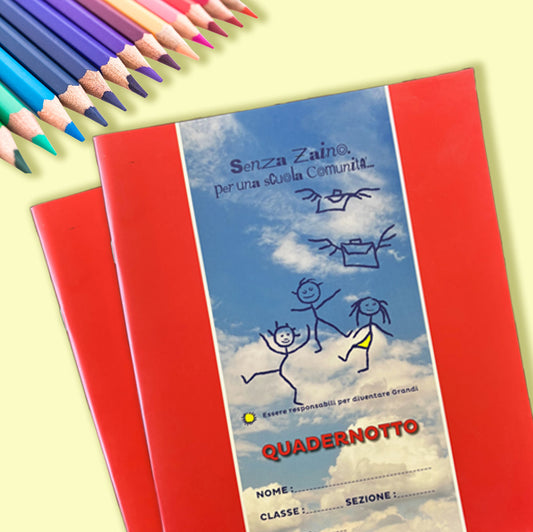 Quadernotto 11 rosso - Classi Quarta e Quinta - 64 pagine