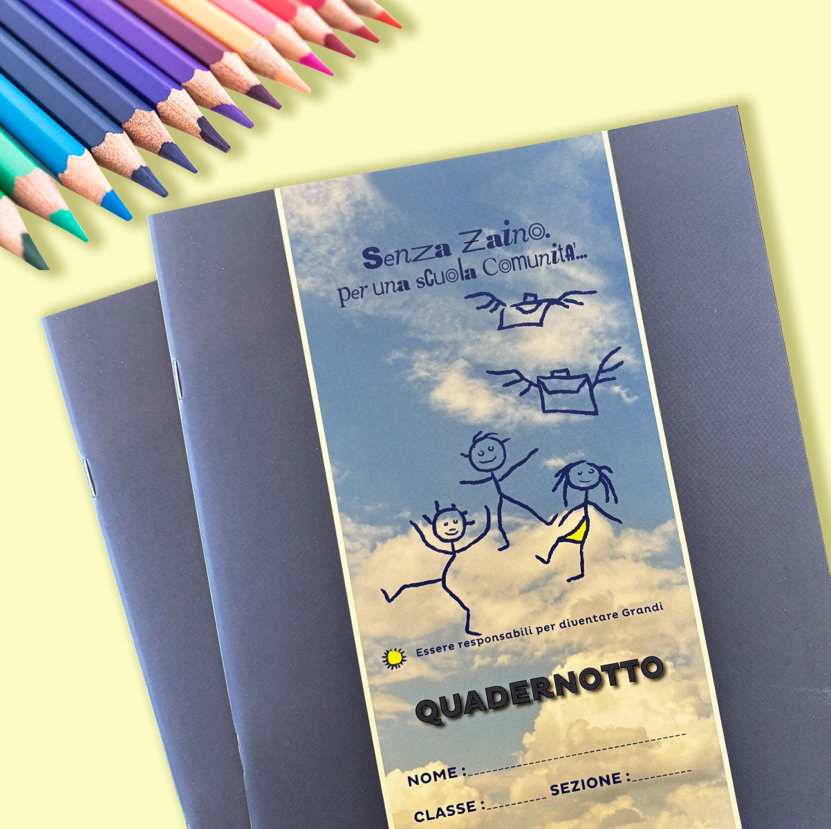 Quadernotto 12 blu scuro - Classi Quarta e Quinta - 64 pagine