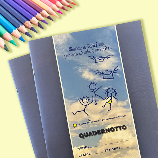 Quadernotto 12 blu scuro - Classi Quarta e Quinta - 64 pagine
