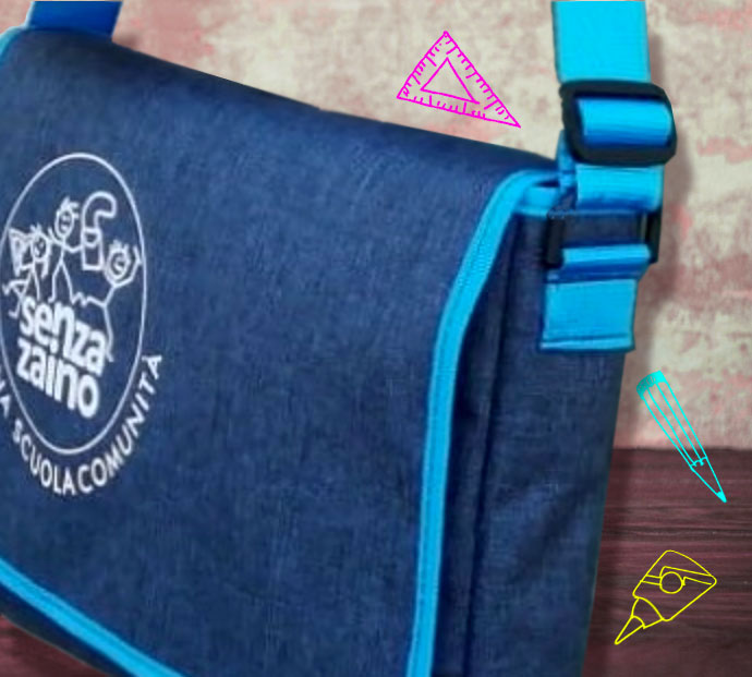 Borsa a tracolla essenziale con Zip - 05