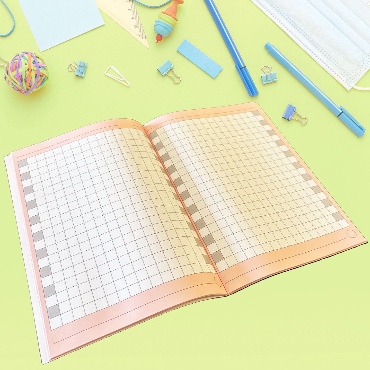 Quadernotto B arancione vivo - Classe Prima - 64 pagine