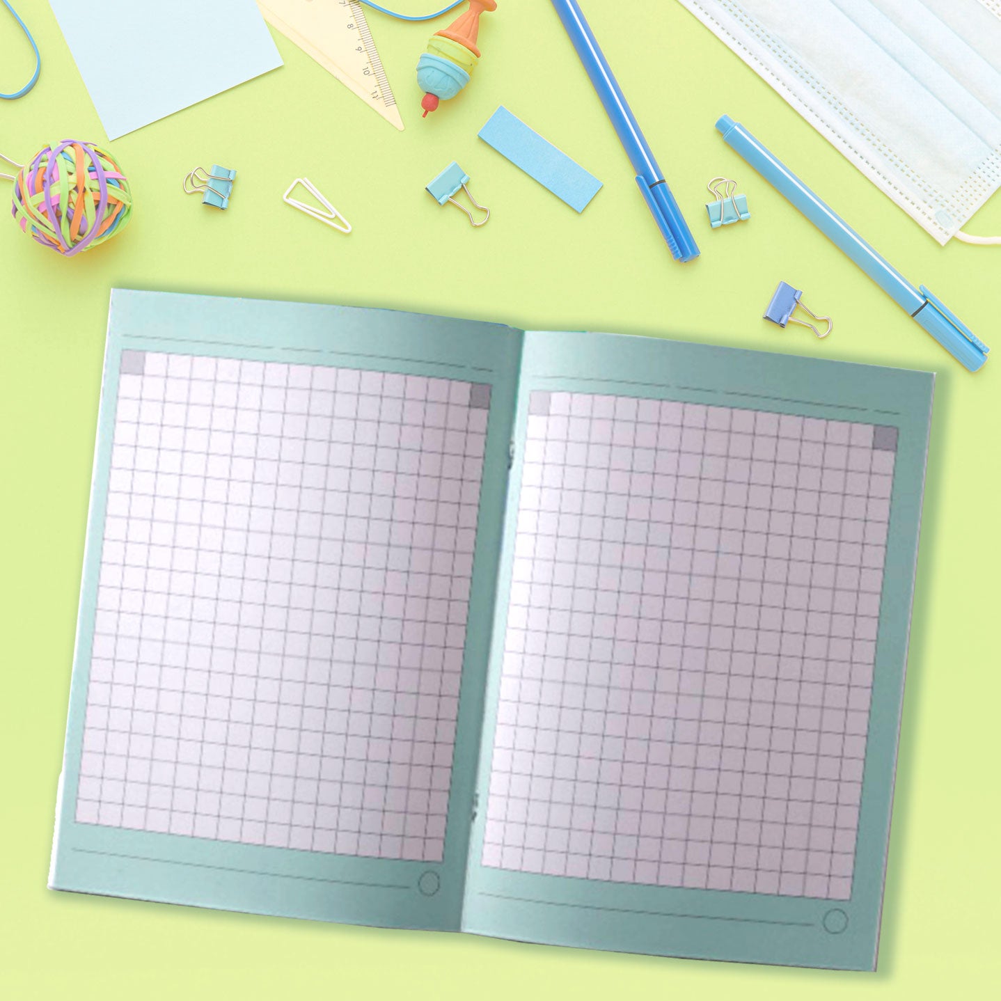 Quadernotto C verde scuro - Classe Prima - 64 pagine