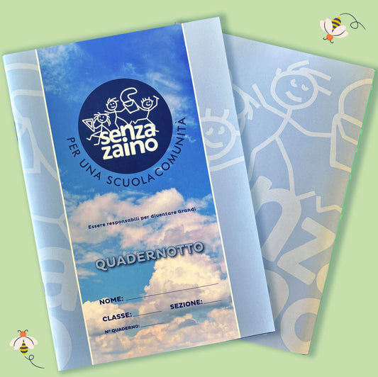 Quadernotto E - Azzurro Avio - Classe Prima - 64 pagine