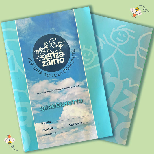 Quadernotto F - Celeste - Classe Seconda - 64 pagine