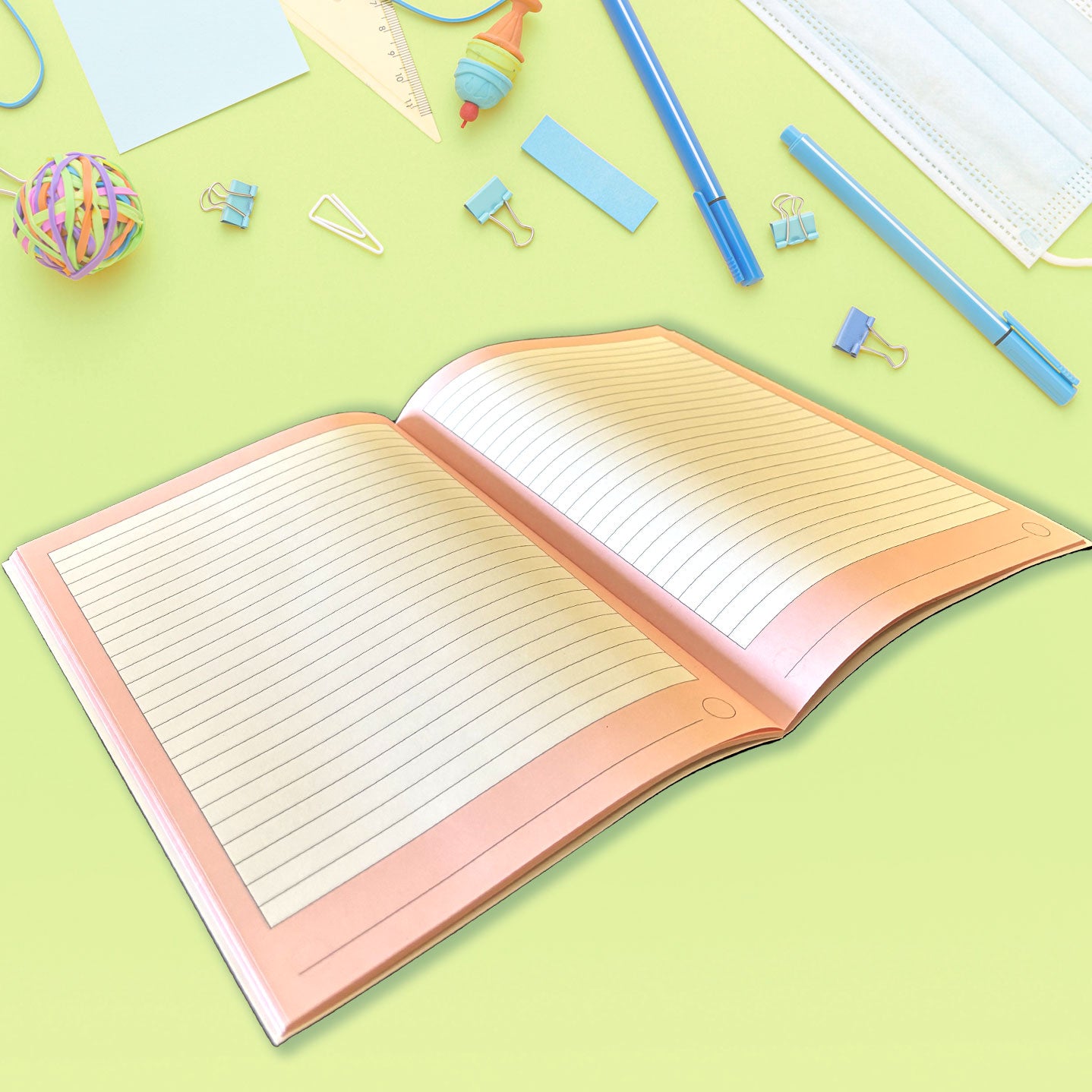 Quaderno L - Rosso - Classi Quarta e Quinta - 64 pagine