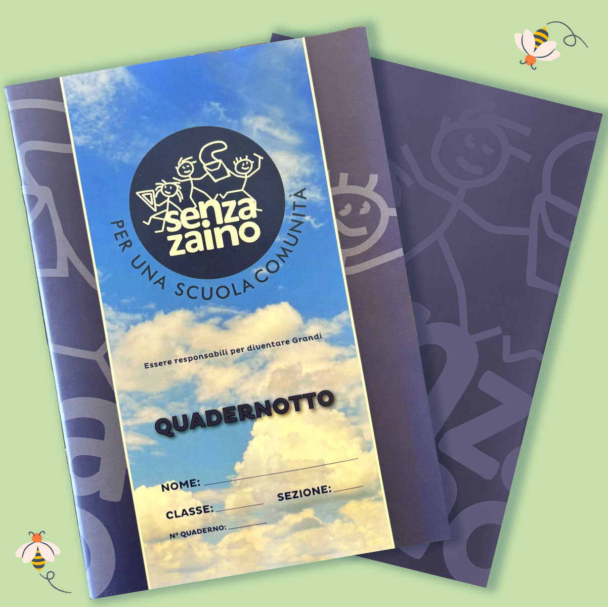 Quadernotto M - Blu Scuro - Classi Quarta e Quinta - 64 pagine