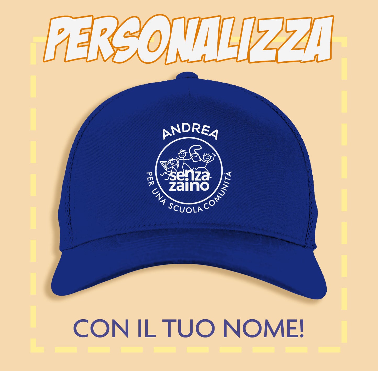 Cappellino con visiera