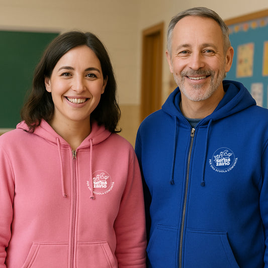 Felpa con Zip Unisex Adulto