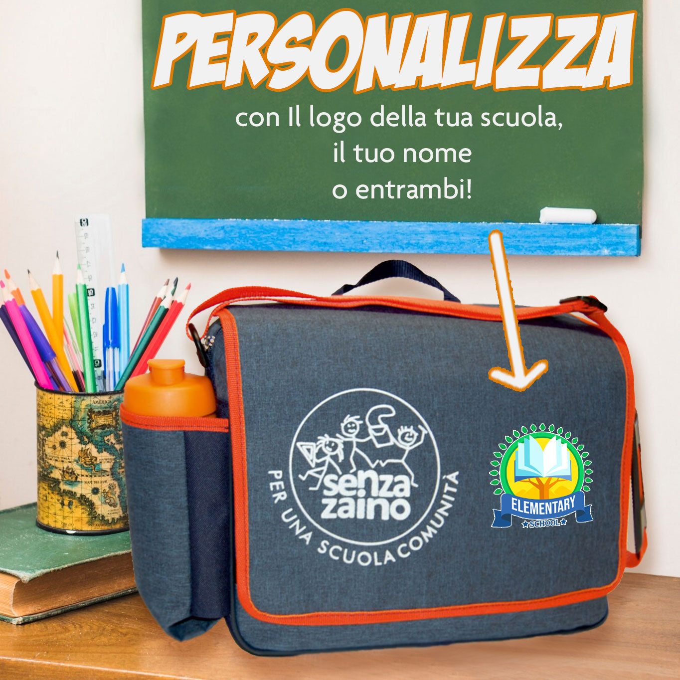 Borsa a tracolla SenzaZaino - 01