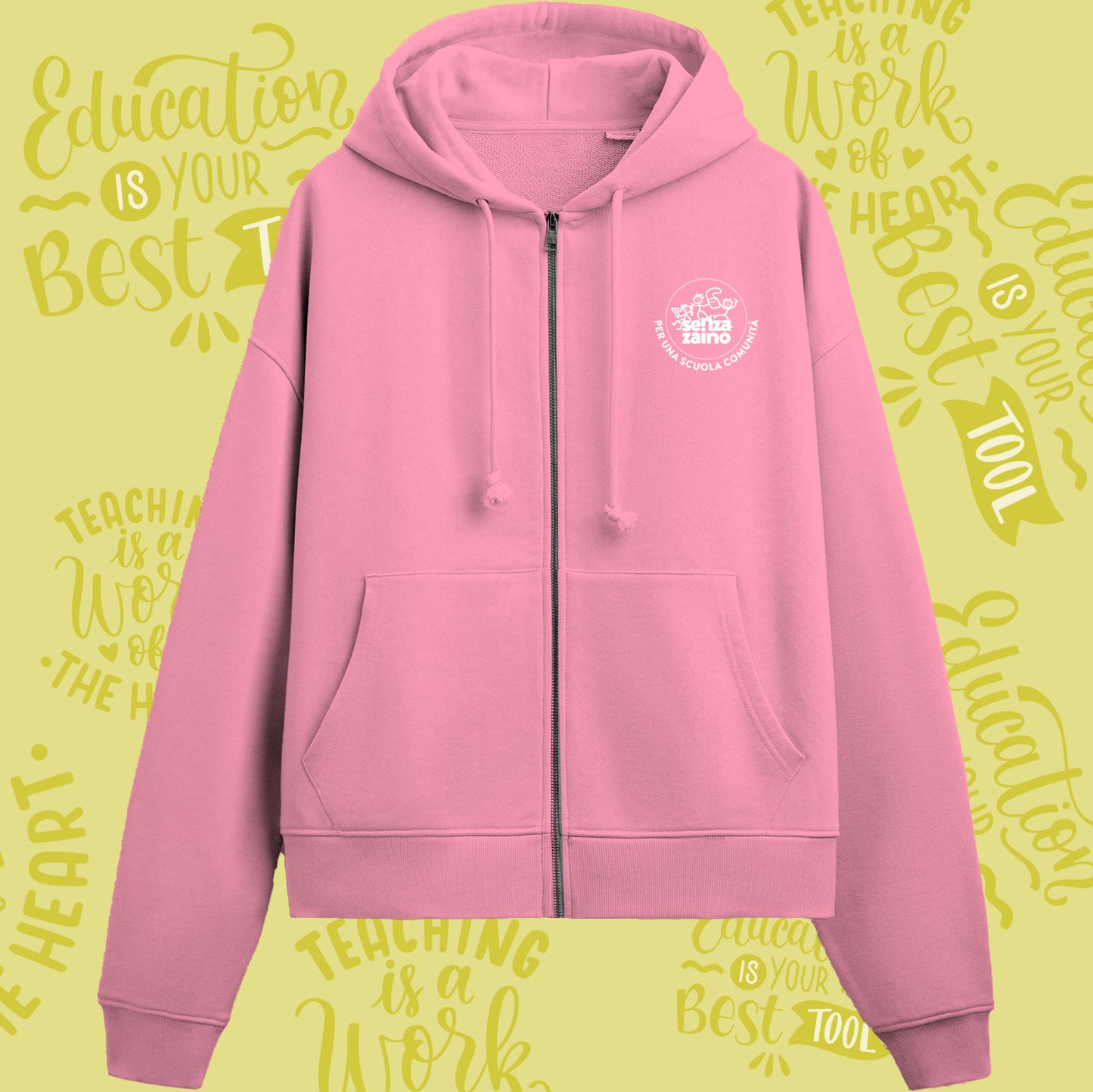 Felpa con Zip Unisex Adulto