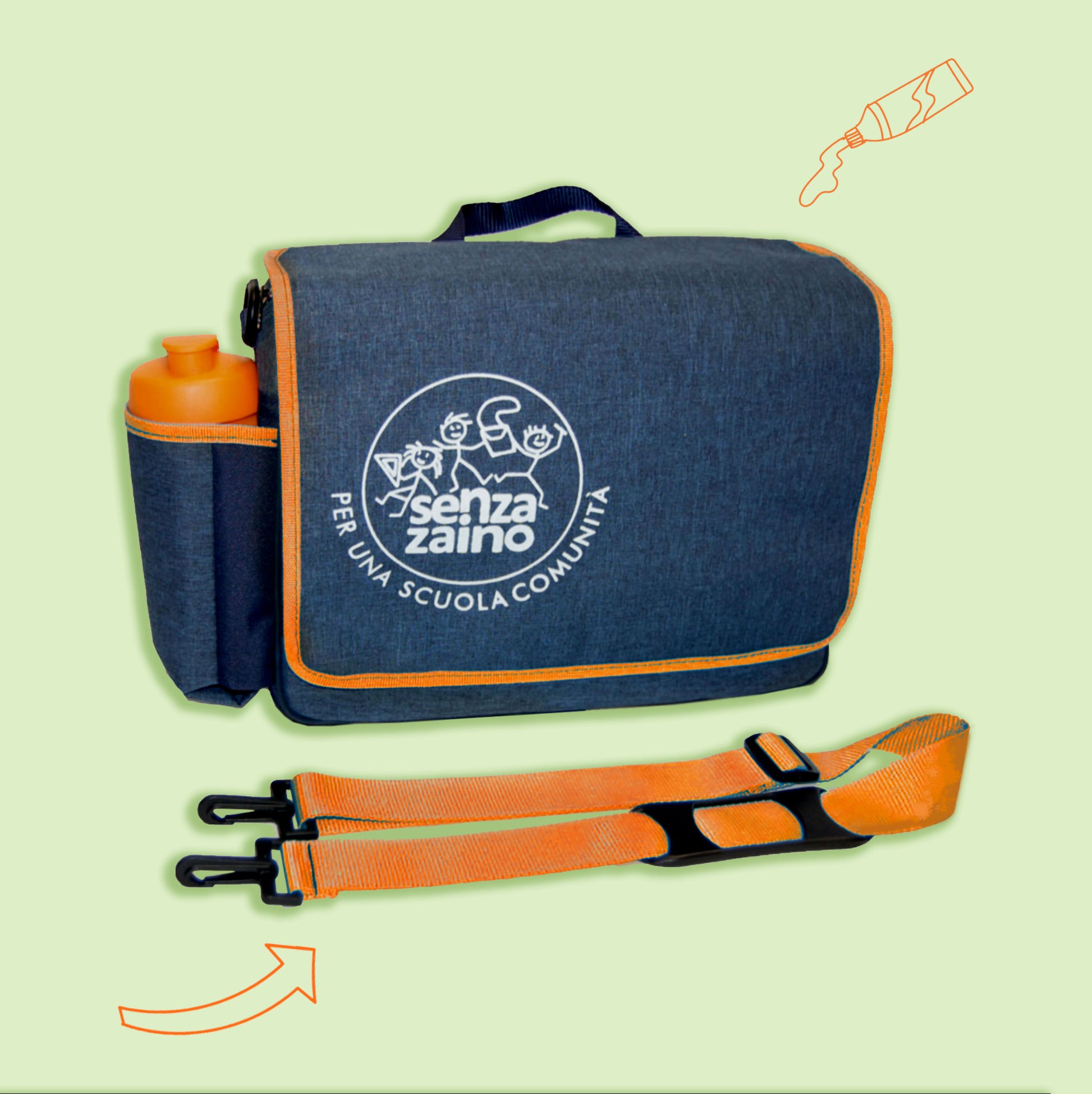 Zaino borsa multifunzione 2 in 1 con fasciatoio portatile per il cambio Zaino borsa multifunzione 2 in 1 con fasciatoio portatile per il cambio