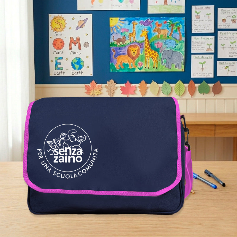 Borsa a tracolla essenziale con Zip - 05