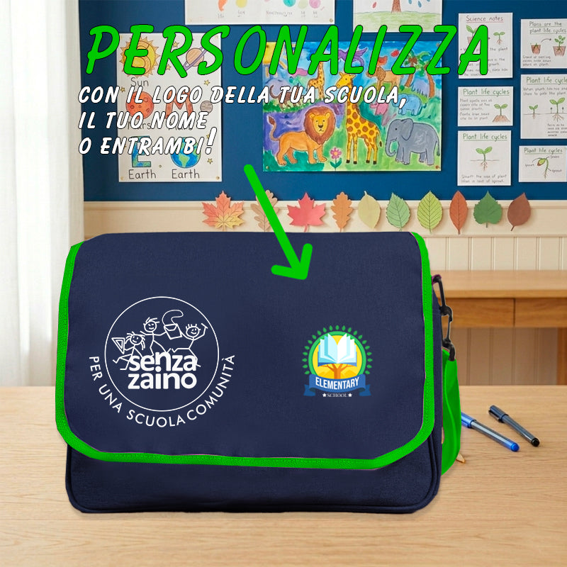 Borsa a tracolla essenziale con Zip - 05